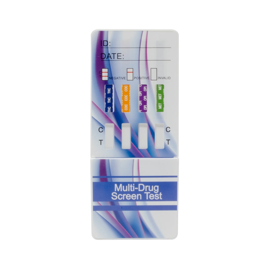 4 Panel Drug Test Card - Box of 25 ($1.72 each)