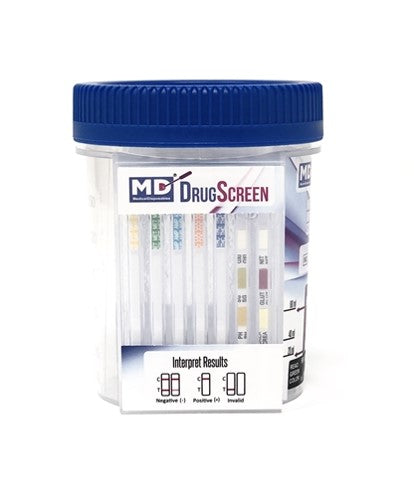 10 Panel Drug Test Cup with 6 Adulterants - Box of 25 ($4.95 each)