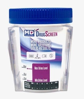 10 Panel Drug Test Cup with 6 Adulterants - Box of 25 ($4.95 each)