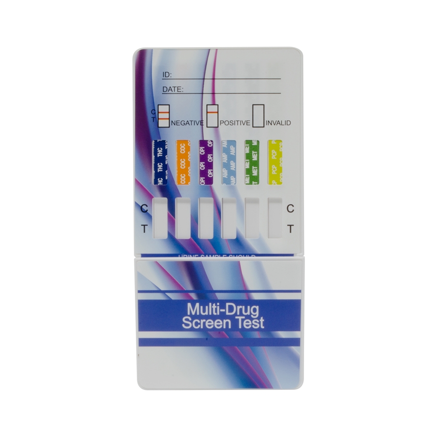 6 Panel Drug Test Card CLIA WAIVED