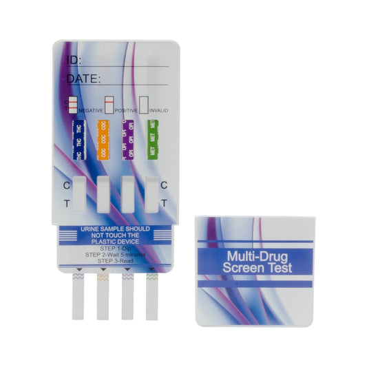 4 Panel Drug Test Card - Box of 25 ($1.72 each)