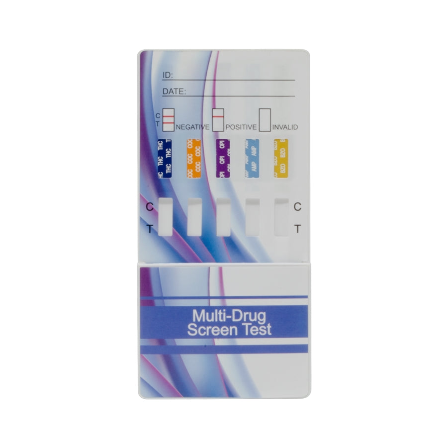 5 Panel Drug Test Card - Box of 25 ($1.81 each)