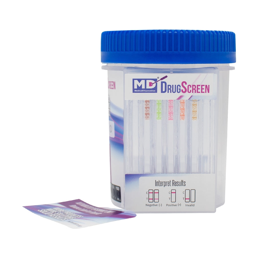 12 Panel Drug Test Cup with 3 Adulterants - Box of 25 ($5.60 each)