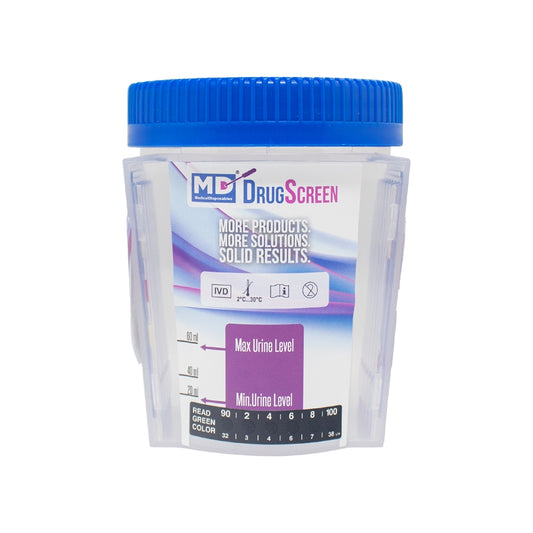 12 Panel Drug Test Cup with 6 Adulterants - Box of 25 ($5.70 each)