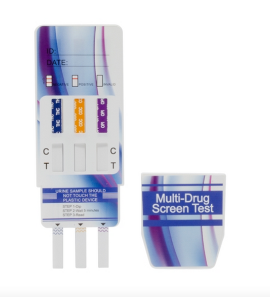 3 Panel Drug Test Card - Box of 25 ($1.37 each)